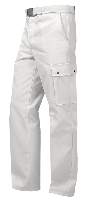 Un pantalon blanc pas cher et de qualité supèrieure pour les ambulanciers et les professionnels du premier secours.
