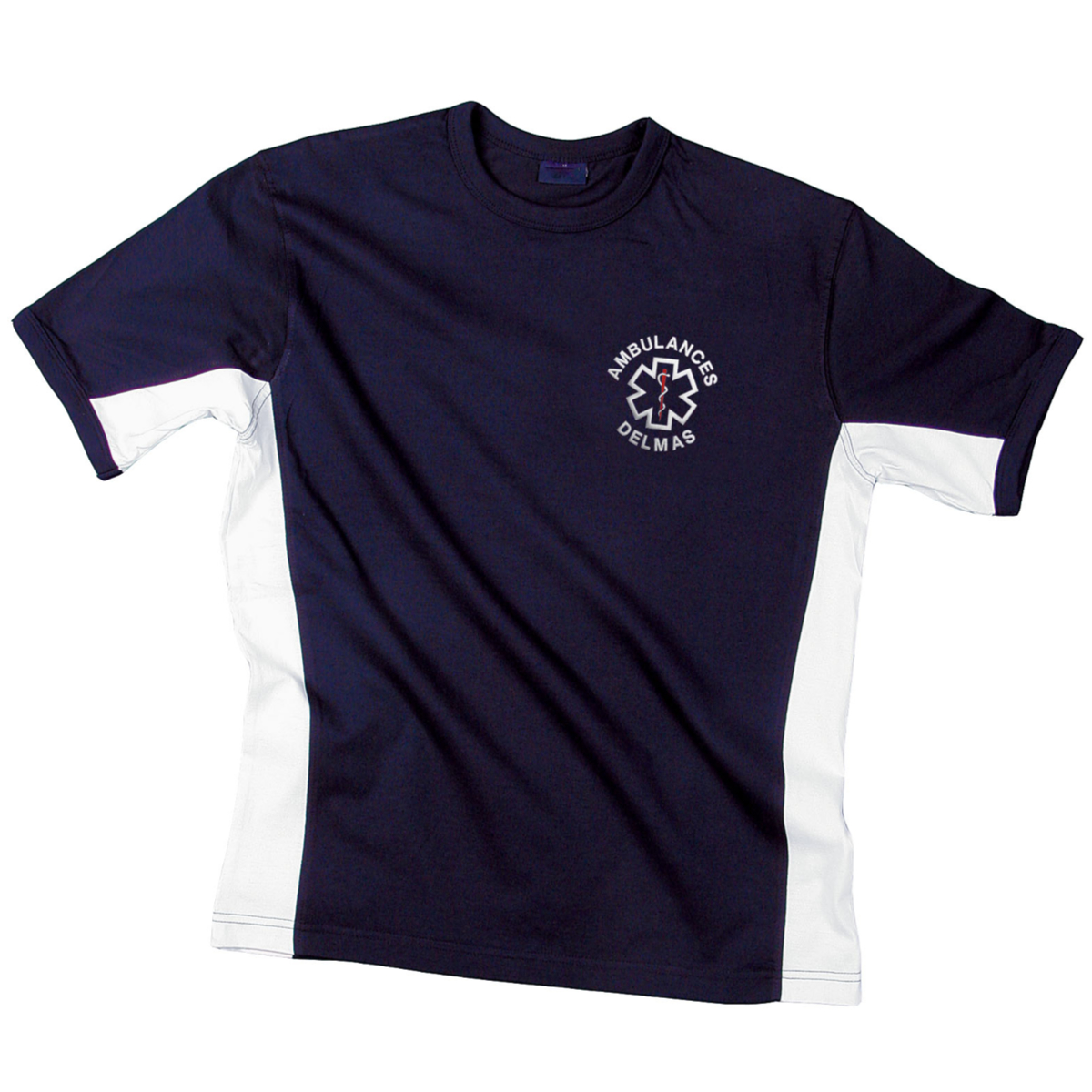 Tee-shirt mixte - bicolore -