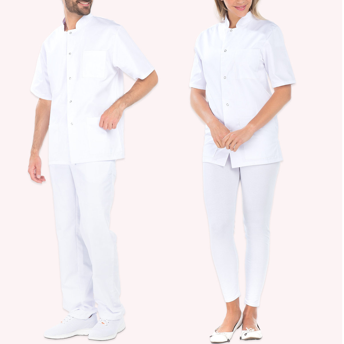 blouse manches courtes homme ou femme