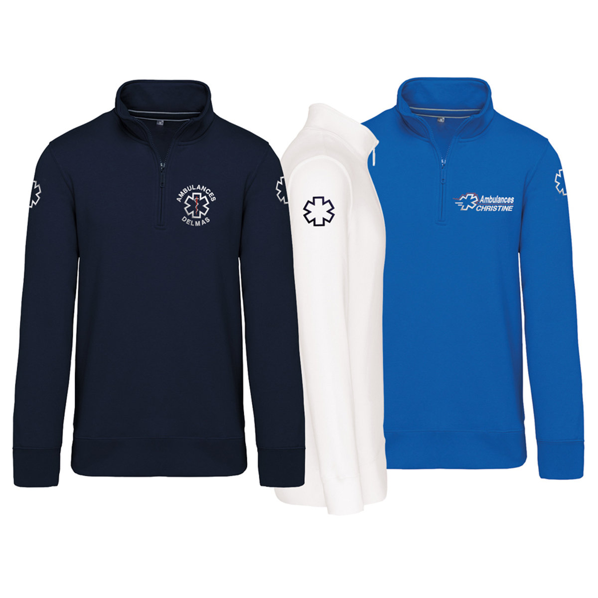Sweat Mixte 60° - Col montant -