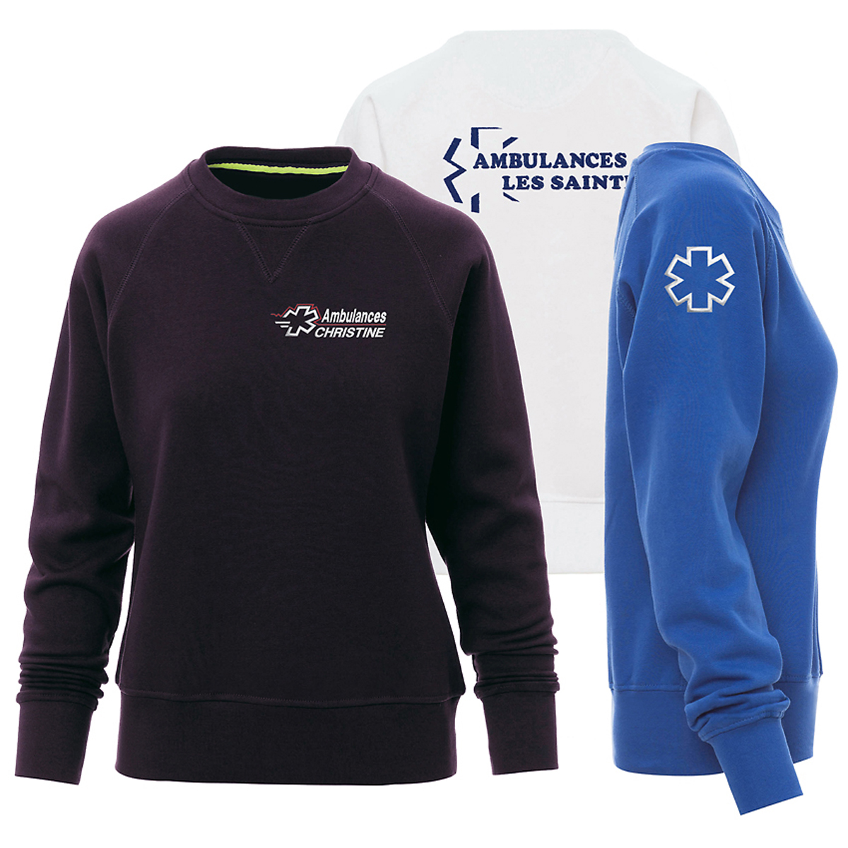 Sweat duo brossé - Col Rond - Femme -