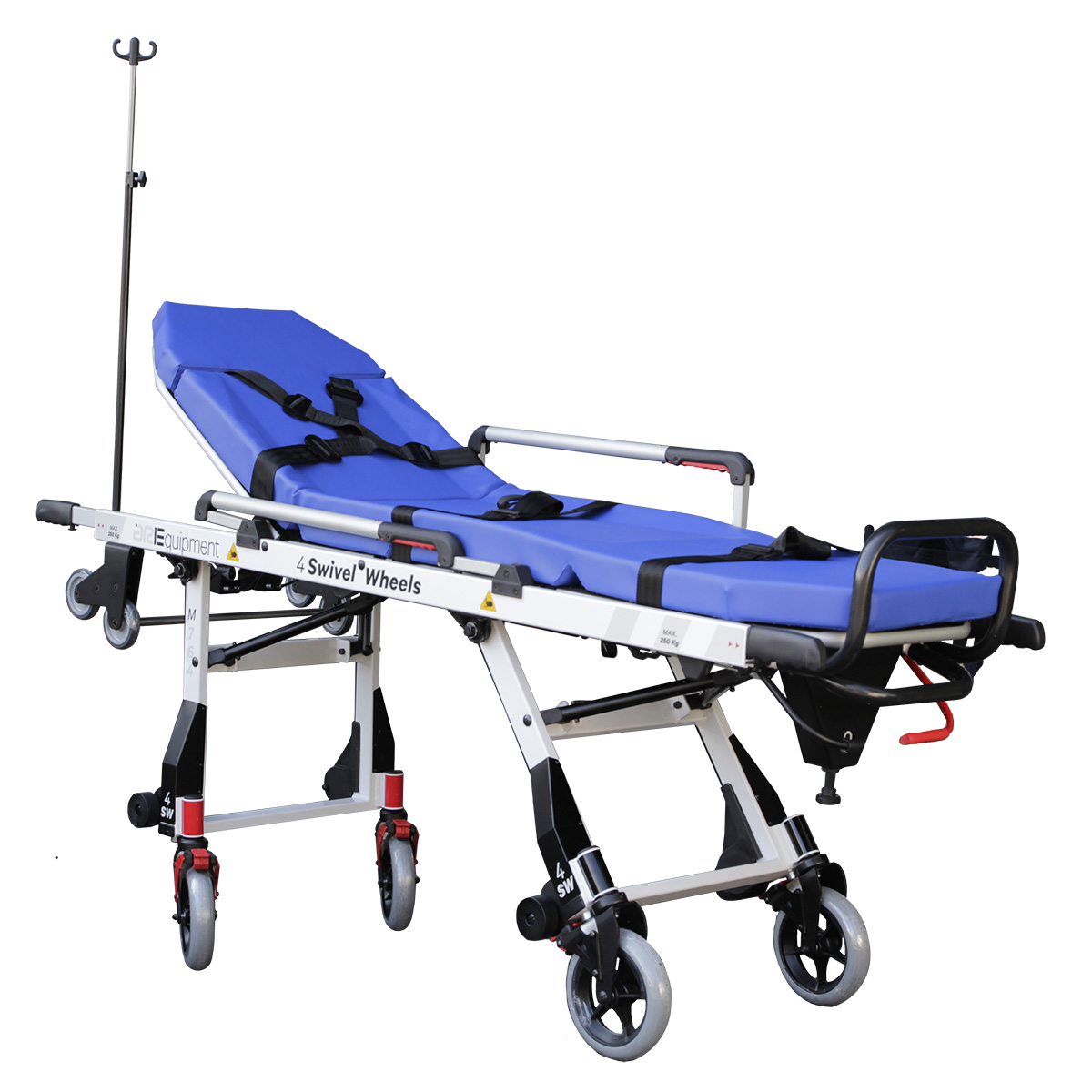 BRANCARD MONOBLOC 4 PARTIES M764 - Hauteur roues d'attaques 56 cm
