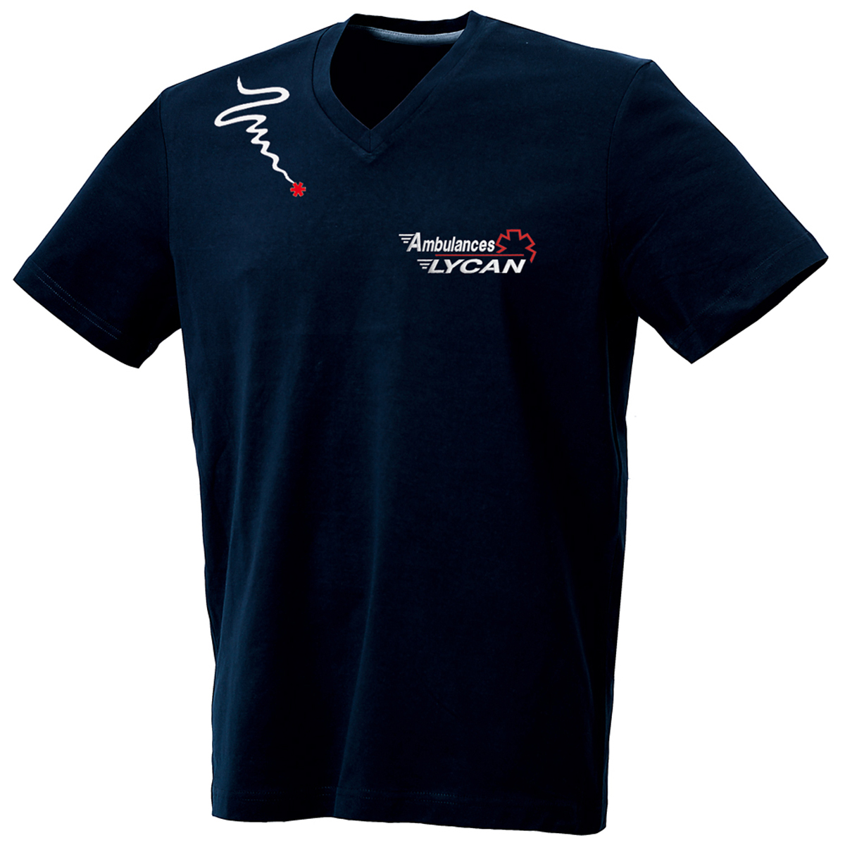 TS Graphique LG2 col V Homme -