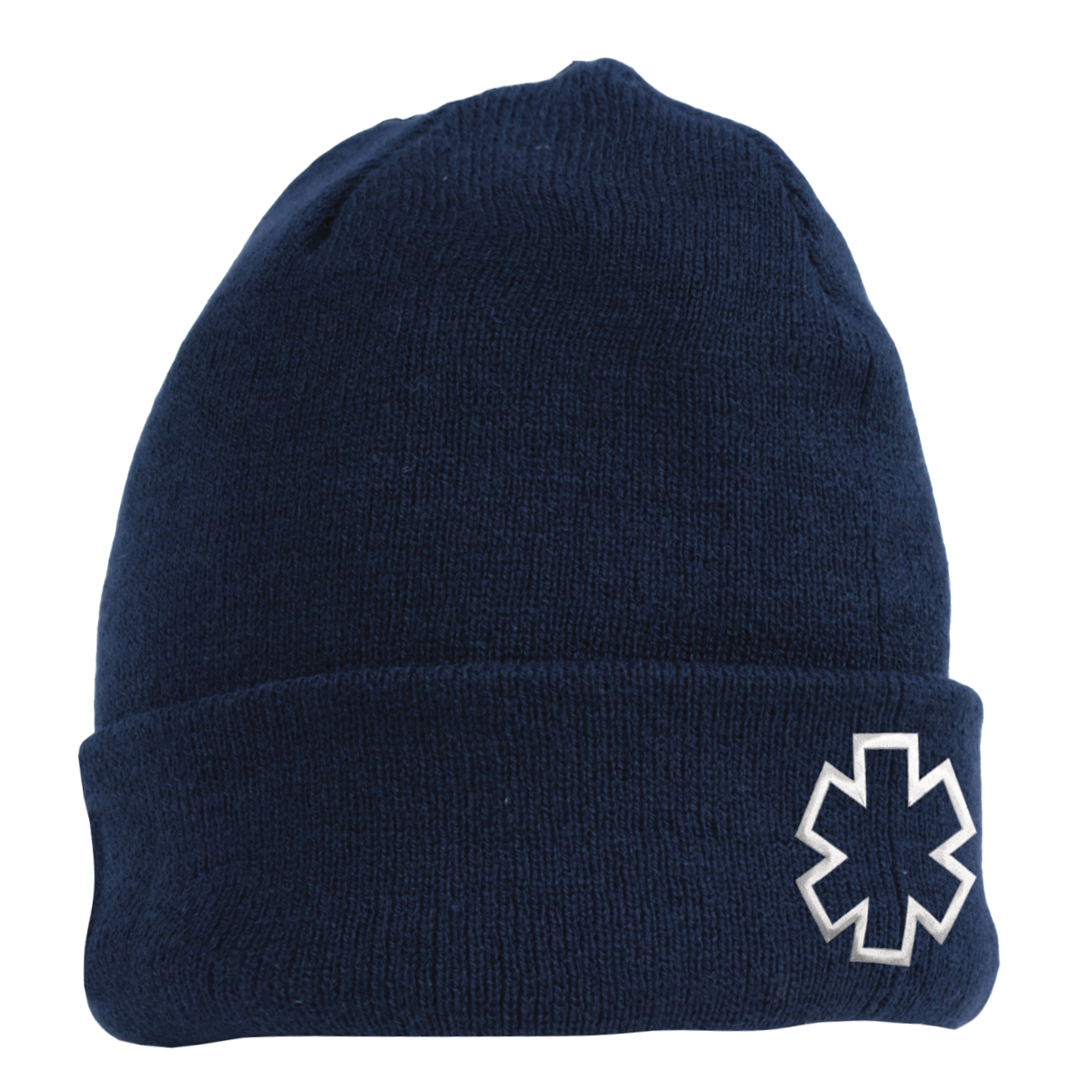 Bonnet Ambulancier marine uni avec croix blanche