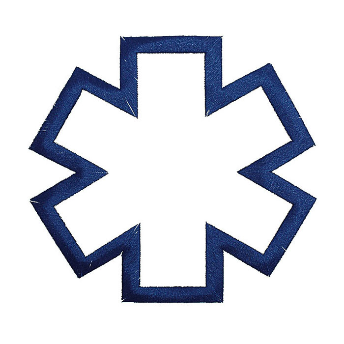 Broderie sur l'épaule - logo J -