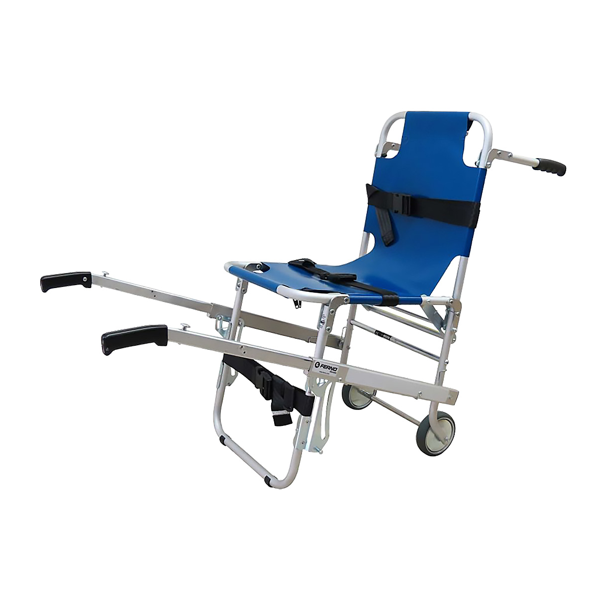 Chaise portoir SAVER S-240 norme EN1865 - 2 roues - 4 poignées