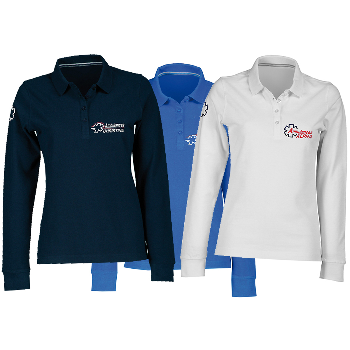 Polo droit 2.3 - Femme - Manches longues -