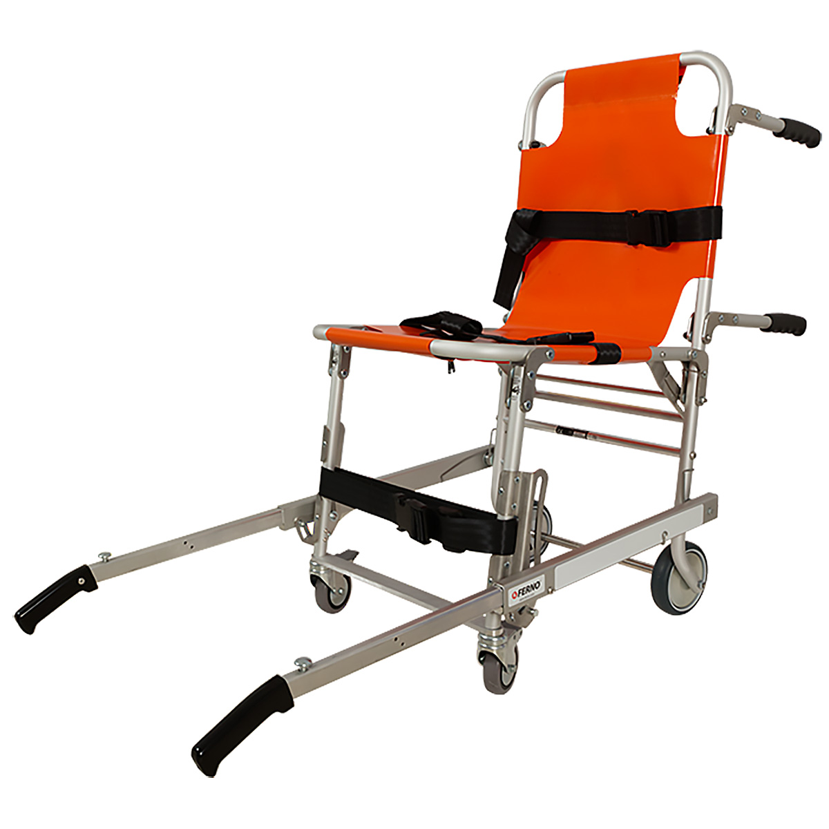 Chaise portoir Ferno S-242 norme EN1865 - 4 roues - 6 poignées