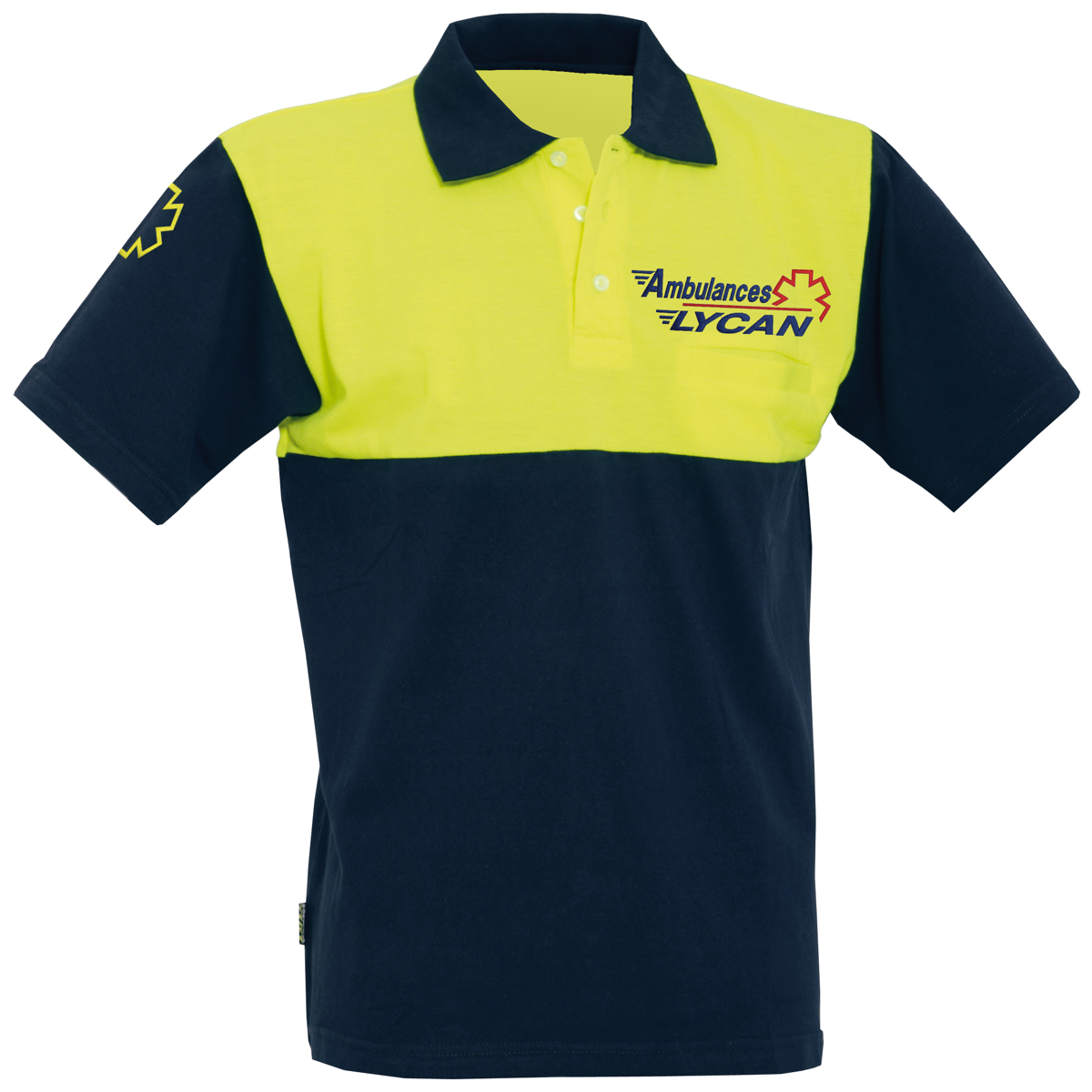Polo ambulance - manche courte -
