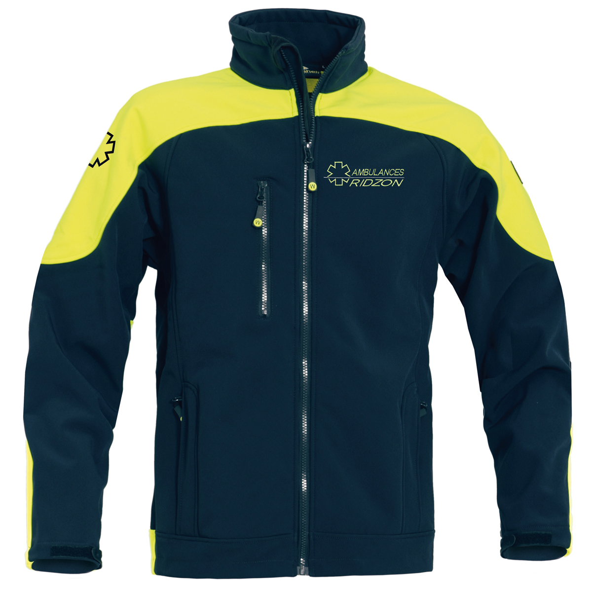Softshell Marine et jaune -