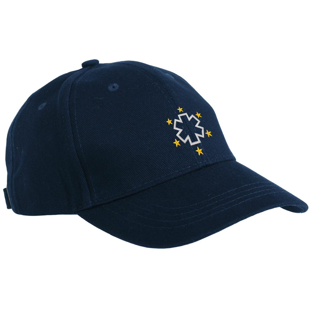 Casquette Ambulancier bleu marine avec croix et étoiles