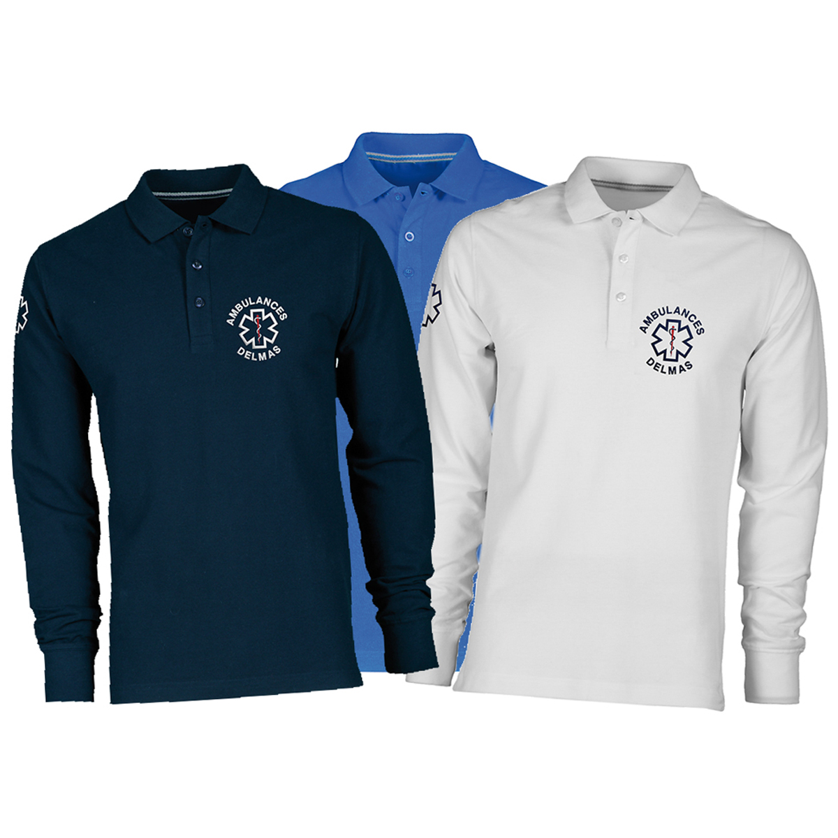 Polo droit 2.3 - Homme - Manches longues -