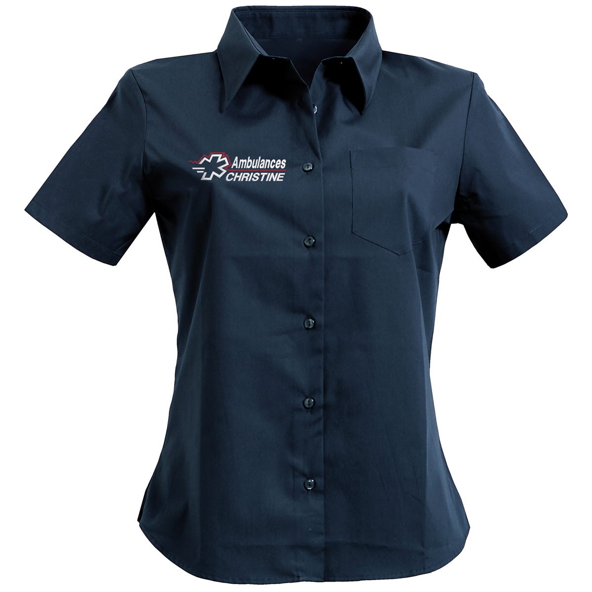 Chemisette Popeline Easy Care - Femme -