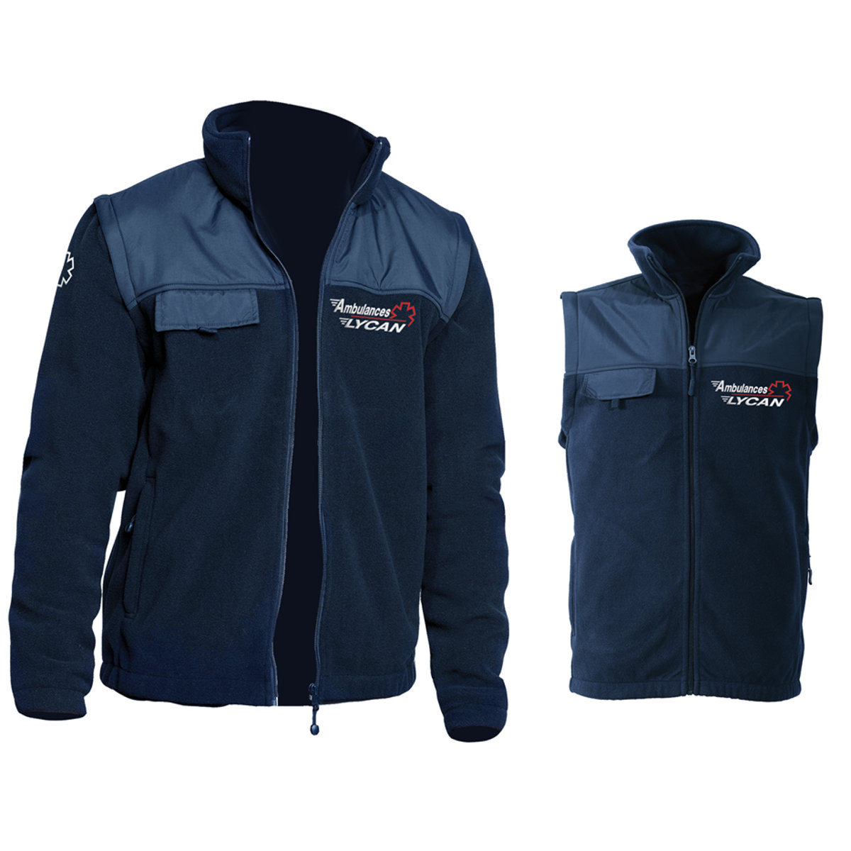 Veste Polaire Mixte - Manches amovibles -