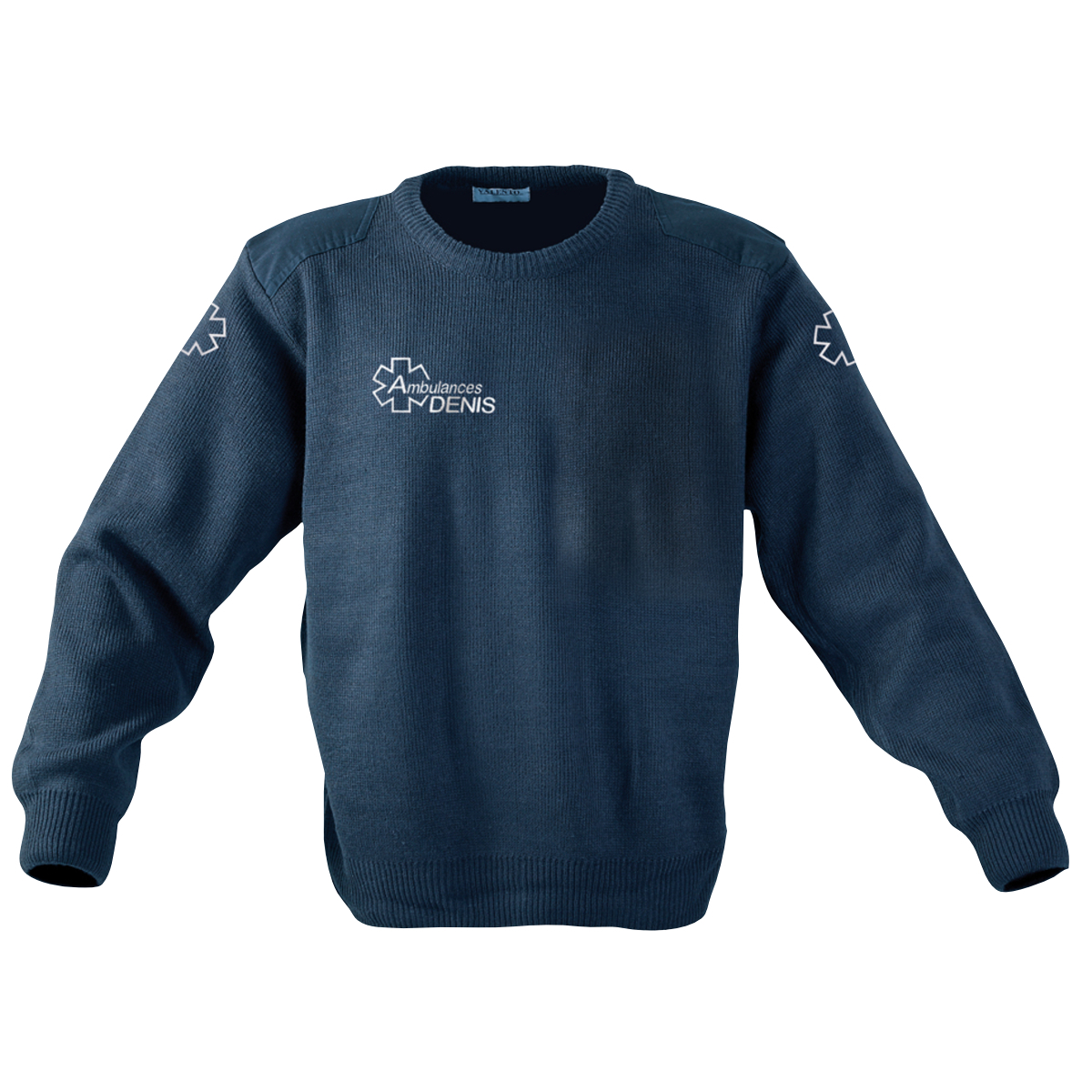 Pull Col Rond avec Renforts -