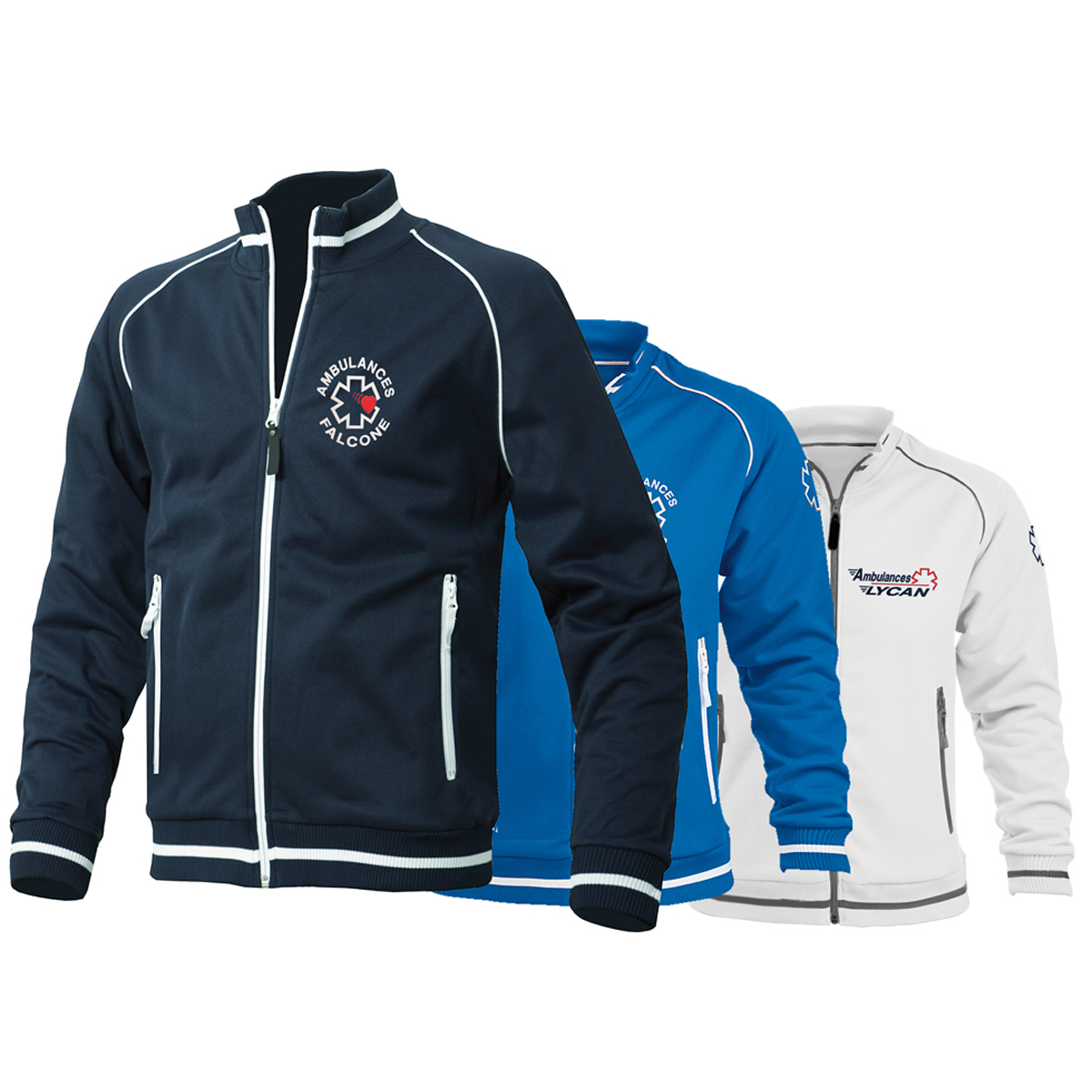 Sweat veste liseré - 300G -