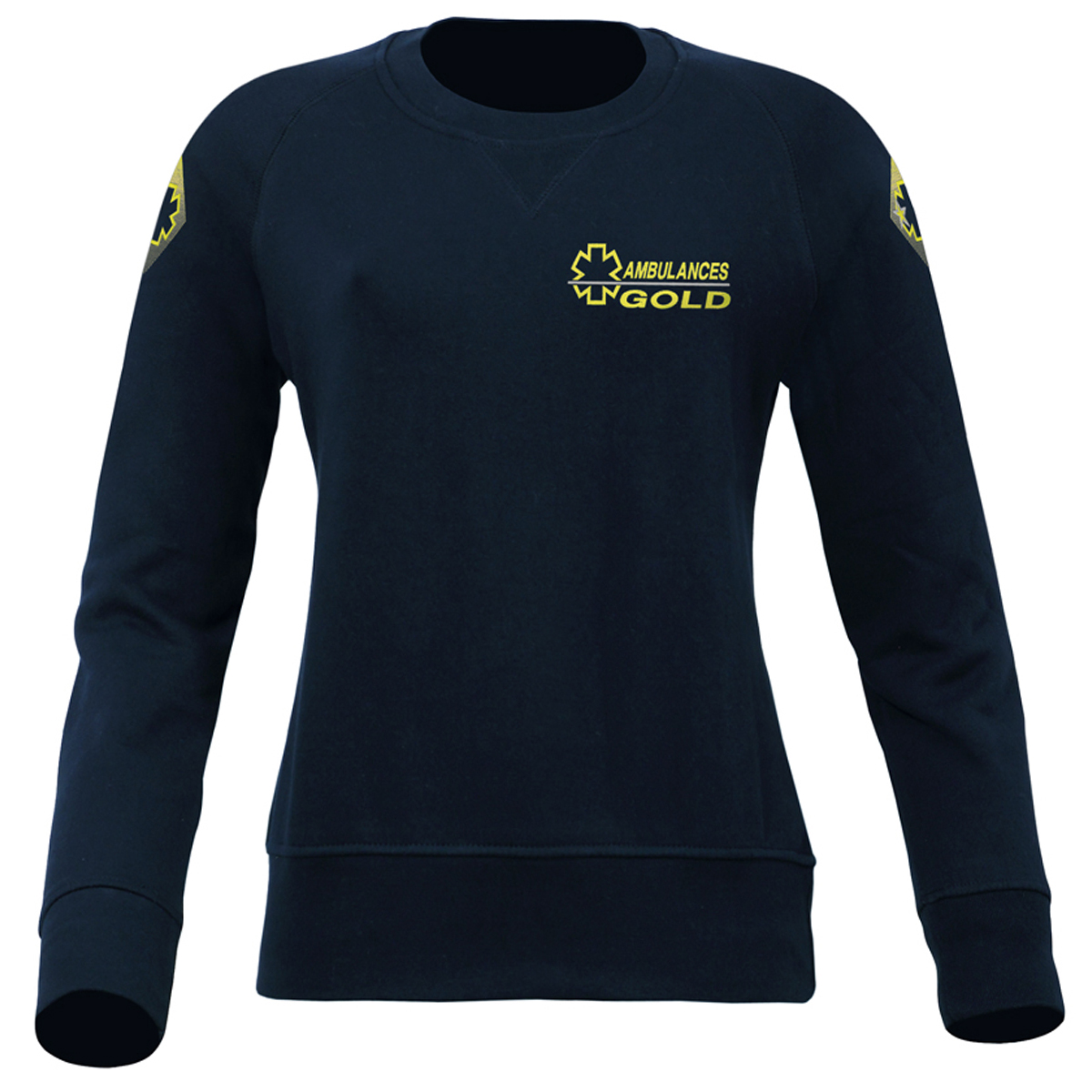 Sweat GOLD - Col Rond - Femme -